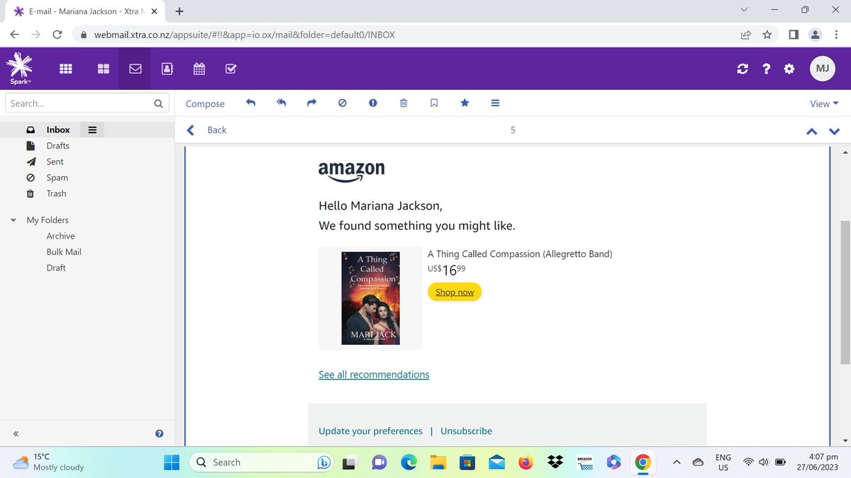 LOL Amazon just recommended my own book to me! How crazy is that?! #WritingCommunity #writersoftwitter #romancebooks #contemporaryromance #RomanticSuspense