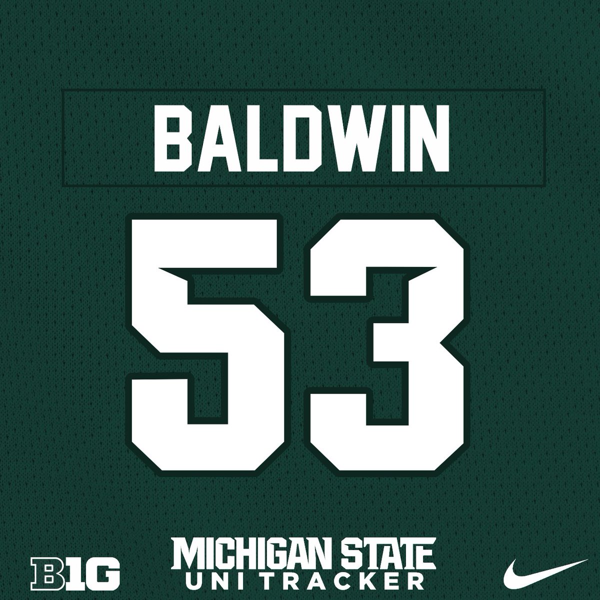 OnlyColorsUnis's tweet photo. 53 Days Until Gameday!

@Big_b_53 - #GoGreen https://t.co/4H0n9fNZZu