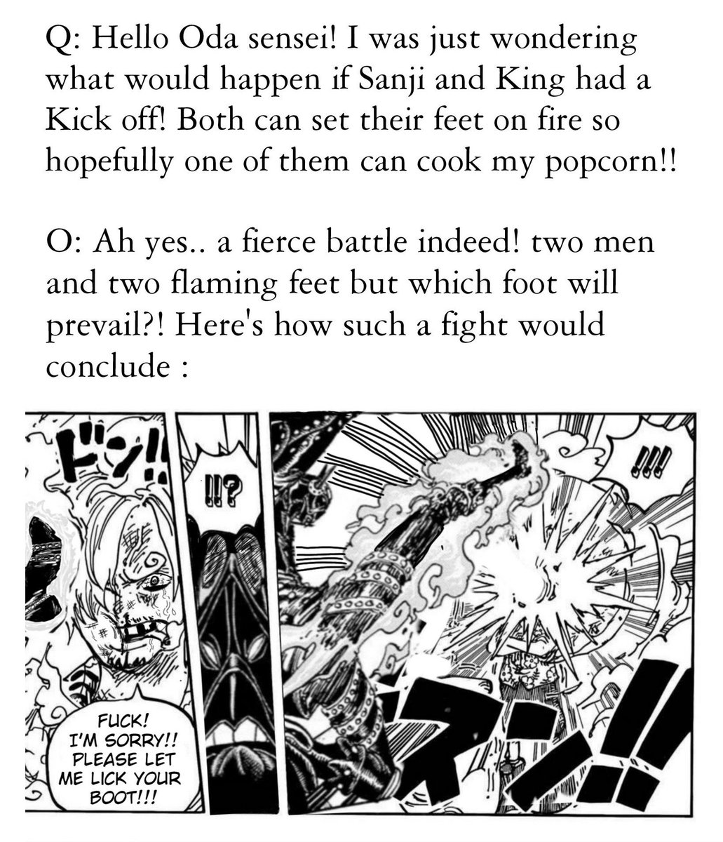 ꜱᴀɪᴛᴏ on Twitter "ONEPIECE Oda said otherwise"