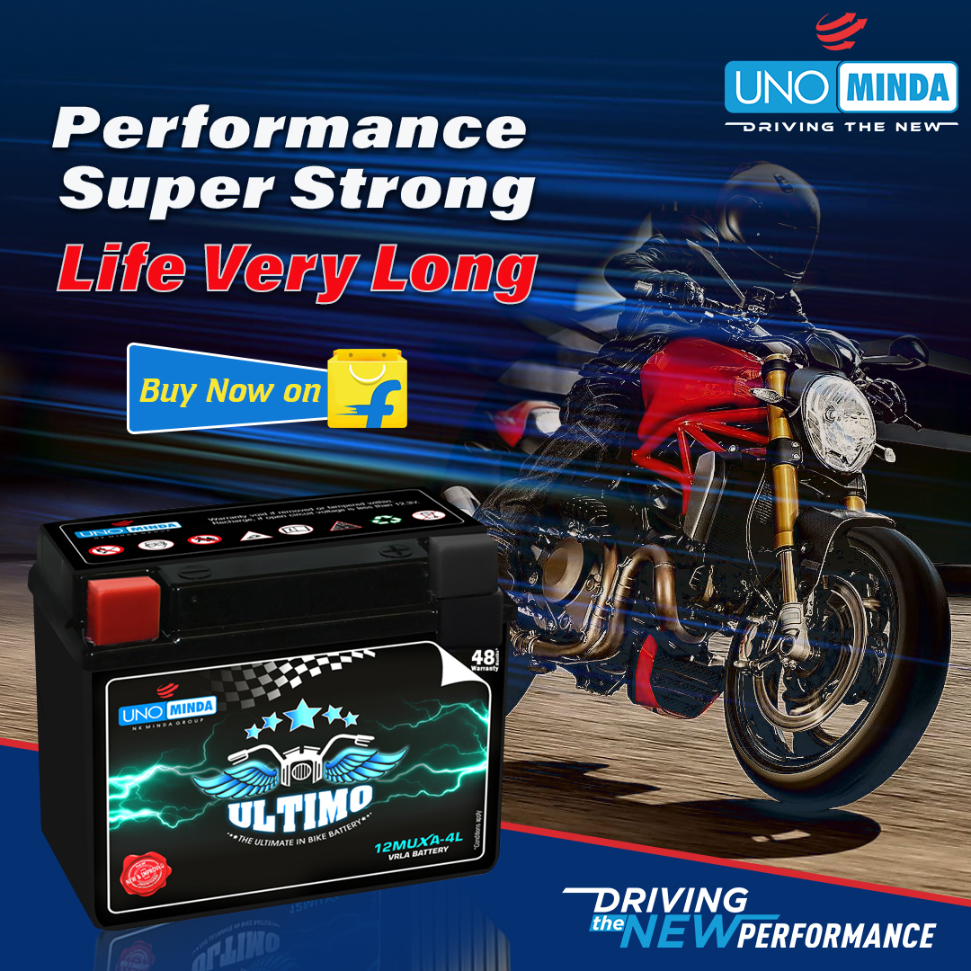 Unomindacom's tweet photo. Looking for a powerful and long-lasting battery for your two-wheeler? Look no further! Order your Uno Minda battery on Flipkart today. Performance super strong, Life very long !!.

Buy Now: https://t.co/iDpnyQsI78

#TwoWheelerBattery #Flipkart #UnoMinda #DrivingTheNew https://t.co/04n5XOHHXk