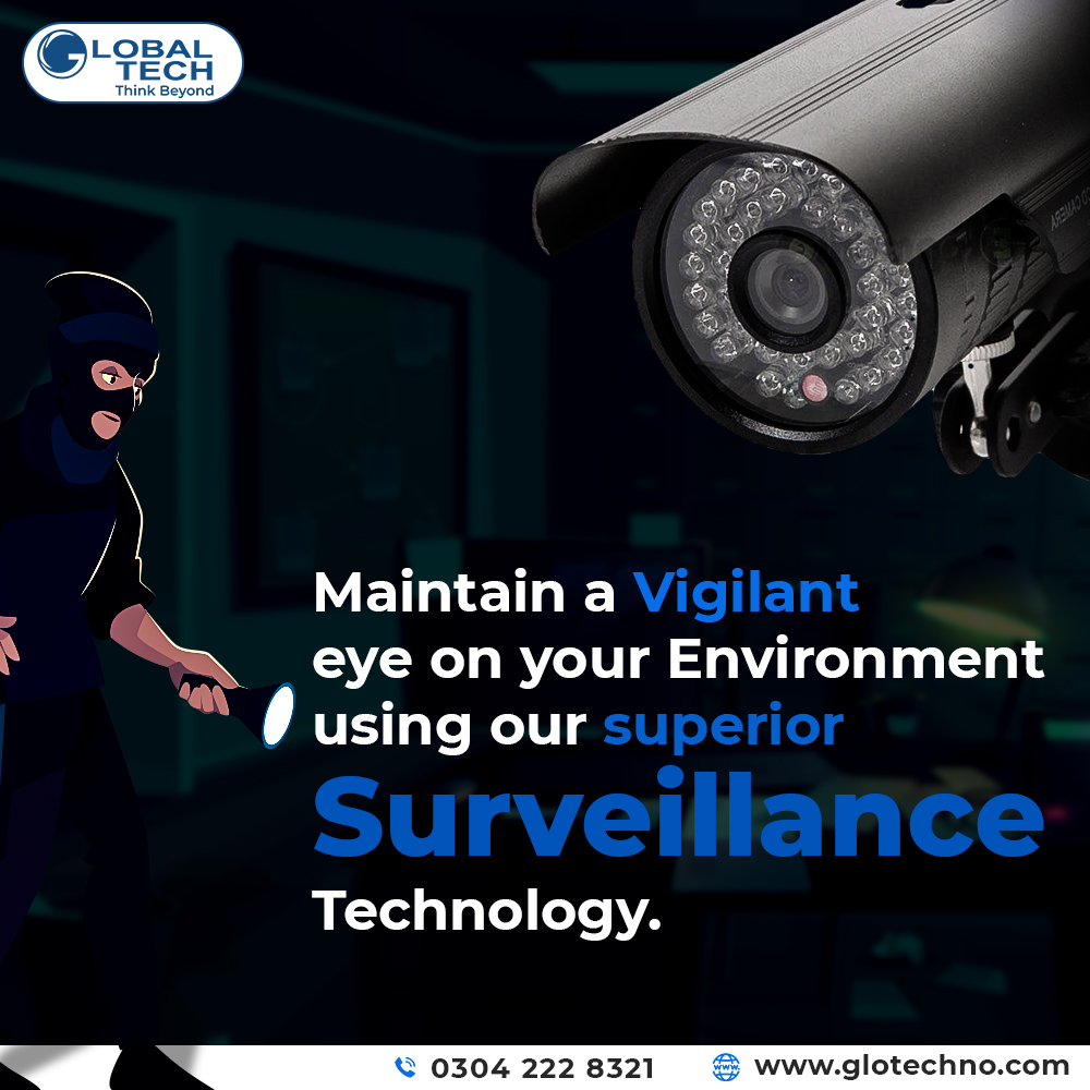 #GlobalTech #PreventCrime #videosurveillance #CounterTerrorism #SolutionProvider #CCTV #Camera #Glotechno #SurveillanceSolutions #SurveillanceSystem #SurveillanceCompany #CCTVInstallation #CCTVKarachi #Pakistan #SurveillanceTechnology #SafetyFirst #StayVigilant