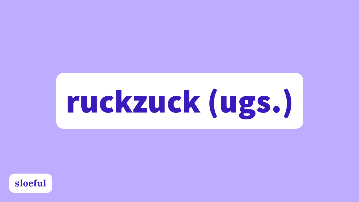 🇩🇪 ruckzuck (ugs.)
🇬🇧 in no time at all 

Beispiel: 👉 sloeful.com/german/latest?…

#learngerman #deutschlernen