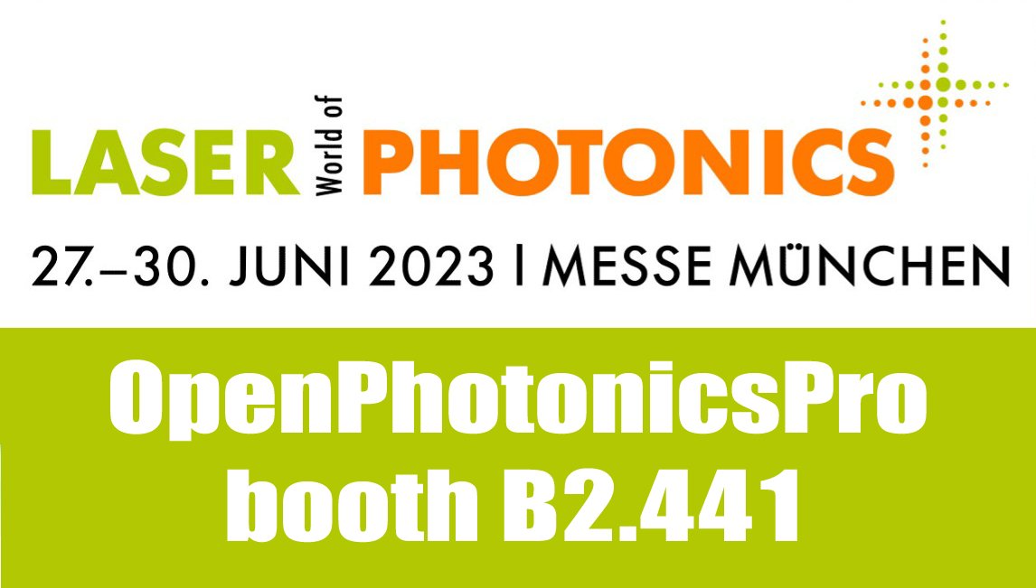 LASER4DIY (@laser4diy) on Twitter photo Are you at <a href="/PHOTONICSWORLD/">LASER World of PHOTONICS</a> in Munich? We are too!
Together with many other interesting projects you can find us at then #OpenPhotonicsPro booth!
<a href="/photonik2020/">Photonik Forschung</a> @BMBF_Bund <a href="/FabLabMuc/">FabLab München e.V.</a>
➡️ June 27-30 | Messe München
➡️ Booth B2.441
See you! Are you at <a href="/PHOTONICSWORLD/">LASER World of PHOTONICS</a> in Munich? We are too!
Together with many other interesting projects you can find us at then #OpenPhotonicsPro booth!
<a href="/photonik2020/">Photonik Forschung</a> @BMBF_Bund <a href="/FabLabMuc/">FabLab München e.V.</a>
➡️ June 27-30 | Messe München
➡️ Booth B2.441
See you!
