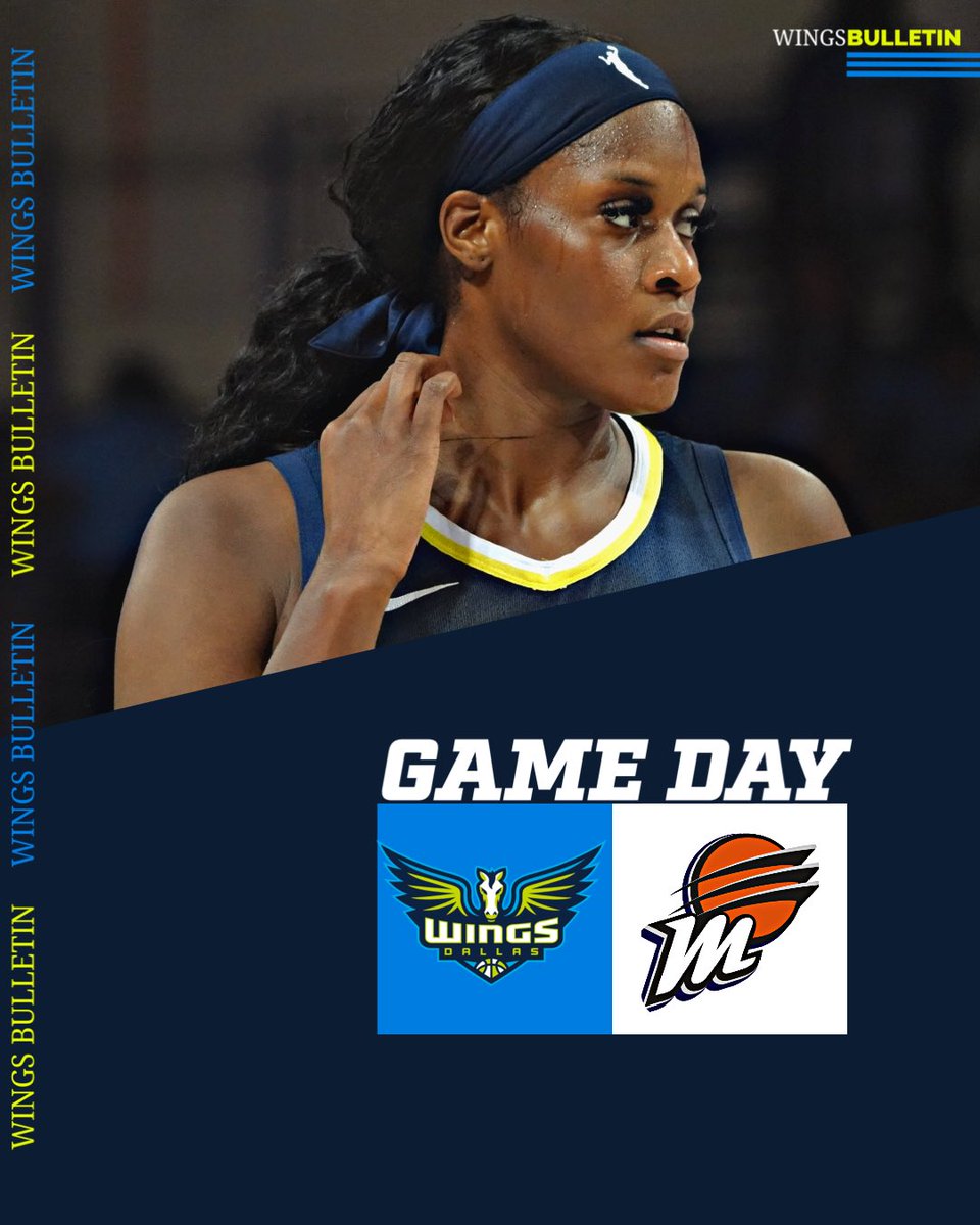 GAME DAY | #CommissionersCup 

@DallasWings at @PhoenixMercury 
📍 Footprint Center
⌚️ 9:00 pm CT
📺 Bally Sports SW Extra, CBS Sports

#WNBATwitter  | #VoltUp