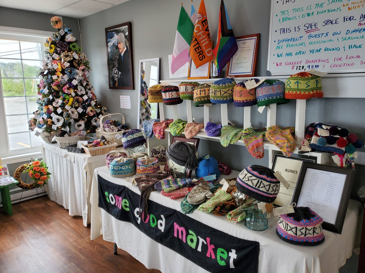 somegoodmarket's tweet photo. Now open 7 days a week in Clarke's Beach! Monday-Thursday 11-5 Friday 12-8 Saturday and Sunday 10-4 #nlcraft #nlart #Baccalieutrail #clarkesbeach #newfoundlandandlabrador #nltourism #handmade @figgyduffdory https://t.co/JkKEavbDY6