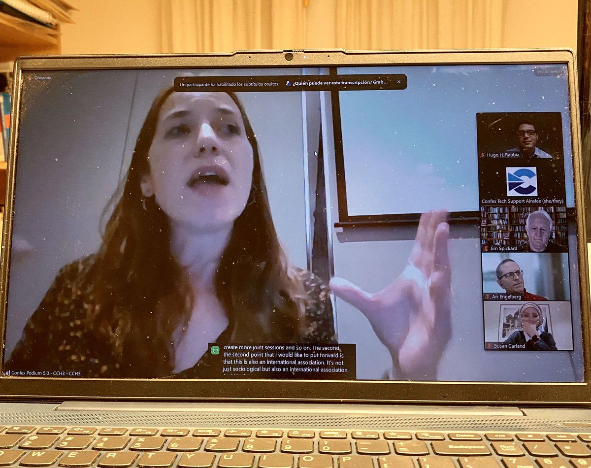 Earlier today I participated virtually in the @isa_rc22 meeting as part of the new commission chaired by  @GrieraMar Thanks for the opportunity to attend virtually @CeciDelgadoM #ISAWCS23
Eager to open more bridges between colleagues from Latin Am. and the rest of the world.