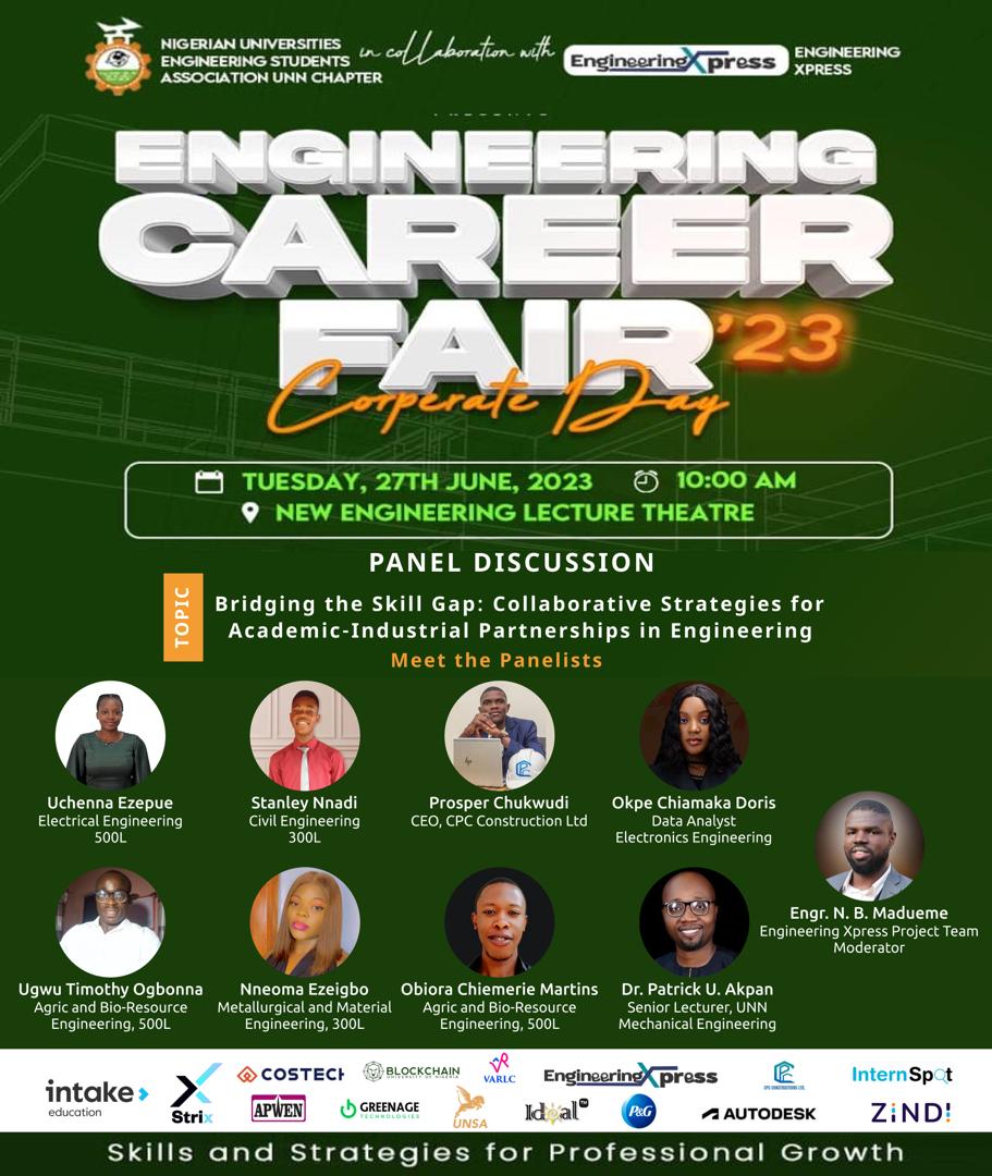 EngineeringXpr's tweet photo. Today is the day!!
EngineeringXpress is addressing the students of the Faculty of Engineering University of Nigeria, Nsukka!! https://t.co/p4tMl28sBP