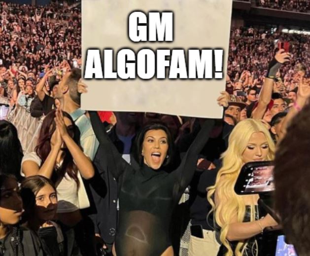 GM #ALGOFAM! 🙌🏼🤩

Let's push the boundaries of innovation, together!
🌱🌐