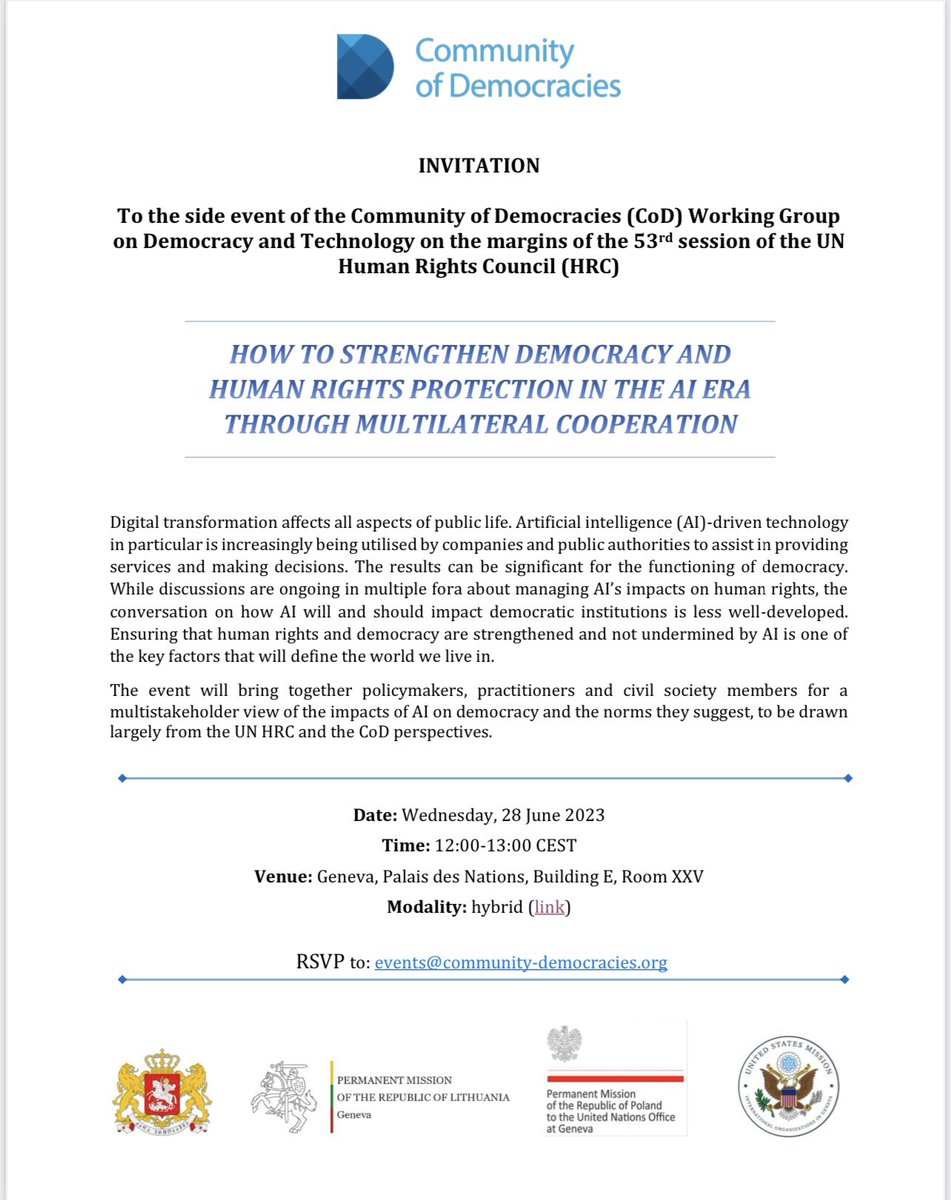 Georgia UN/Geneva tweet media