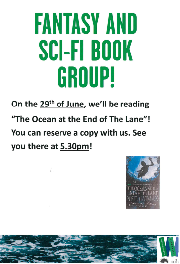 TootingLibrary's tweet image. This Thursday, join me to discuss Neil Gaiman's "The Ocean at The End of The Lane"! See you at 5.30pm!