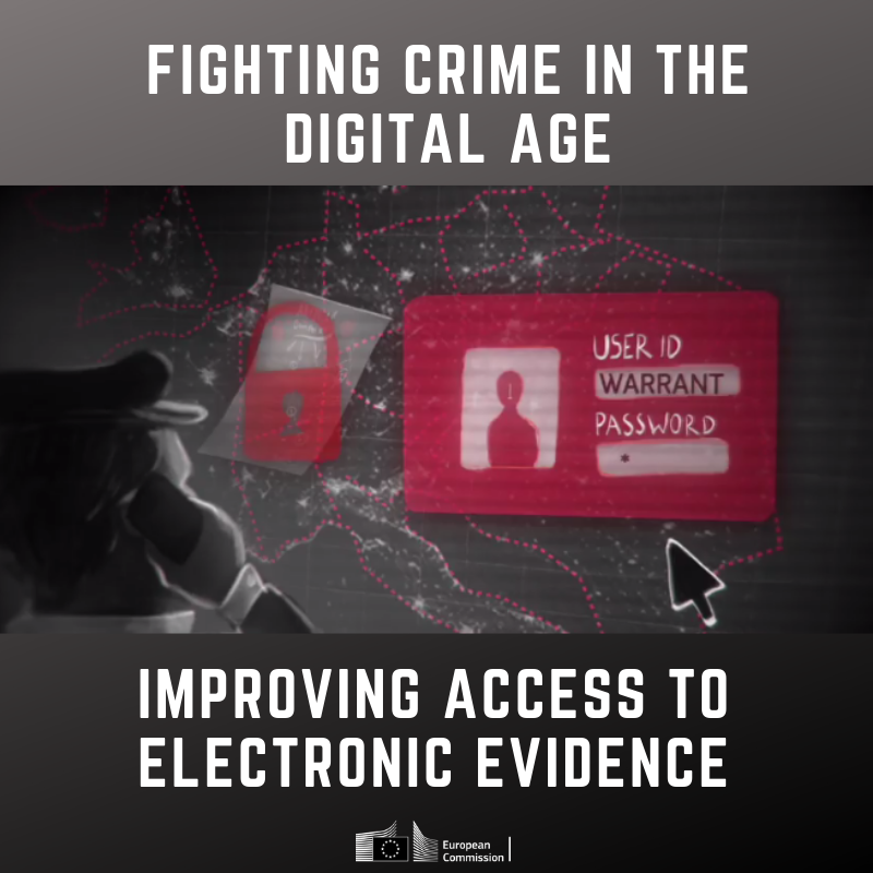 EU_Justice's tweet photo. EU Member States have adopted new legislation on cross-border access to #eEvidence in criminal investigations 

Authorities will be able to:

☑️directly request evidence from service providers in other EU countries 

☑️issue orders to prevent evidence from being deleted