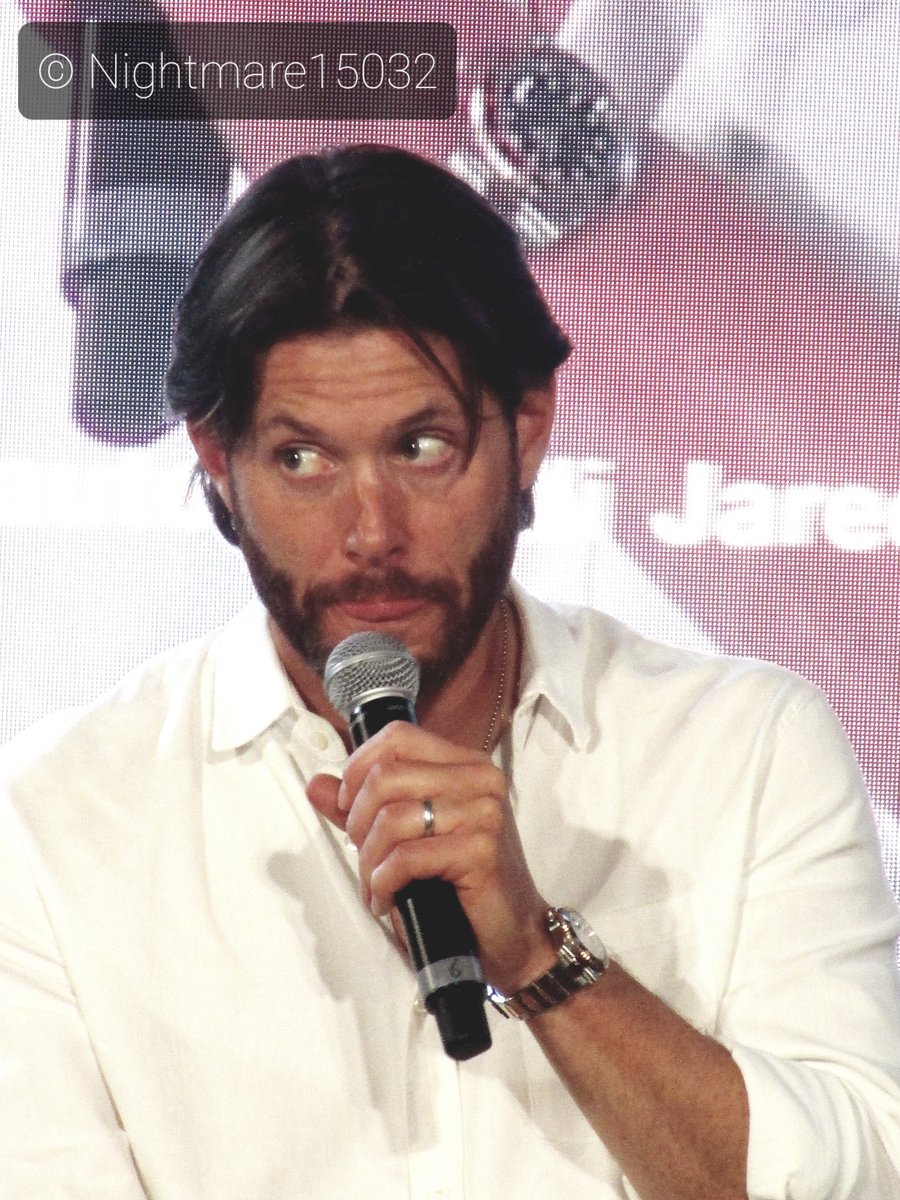 Jensen's facial expressions are priceless 😂❤️ #jib13 #JensenAckles