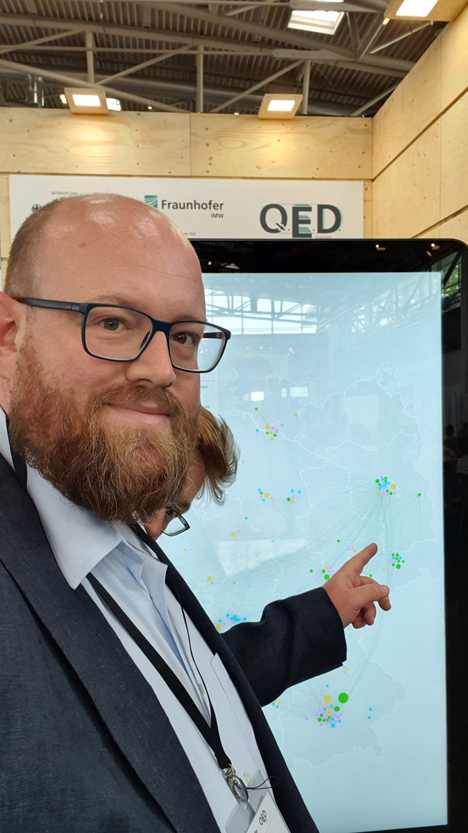 We made a map - of publicly funded quantum computing projects in Germany! Visit our booth A1.229 at @PHOTONICSWORLD #worldofquantum @FraunhoferIMWL