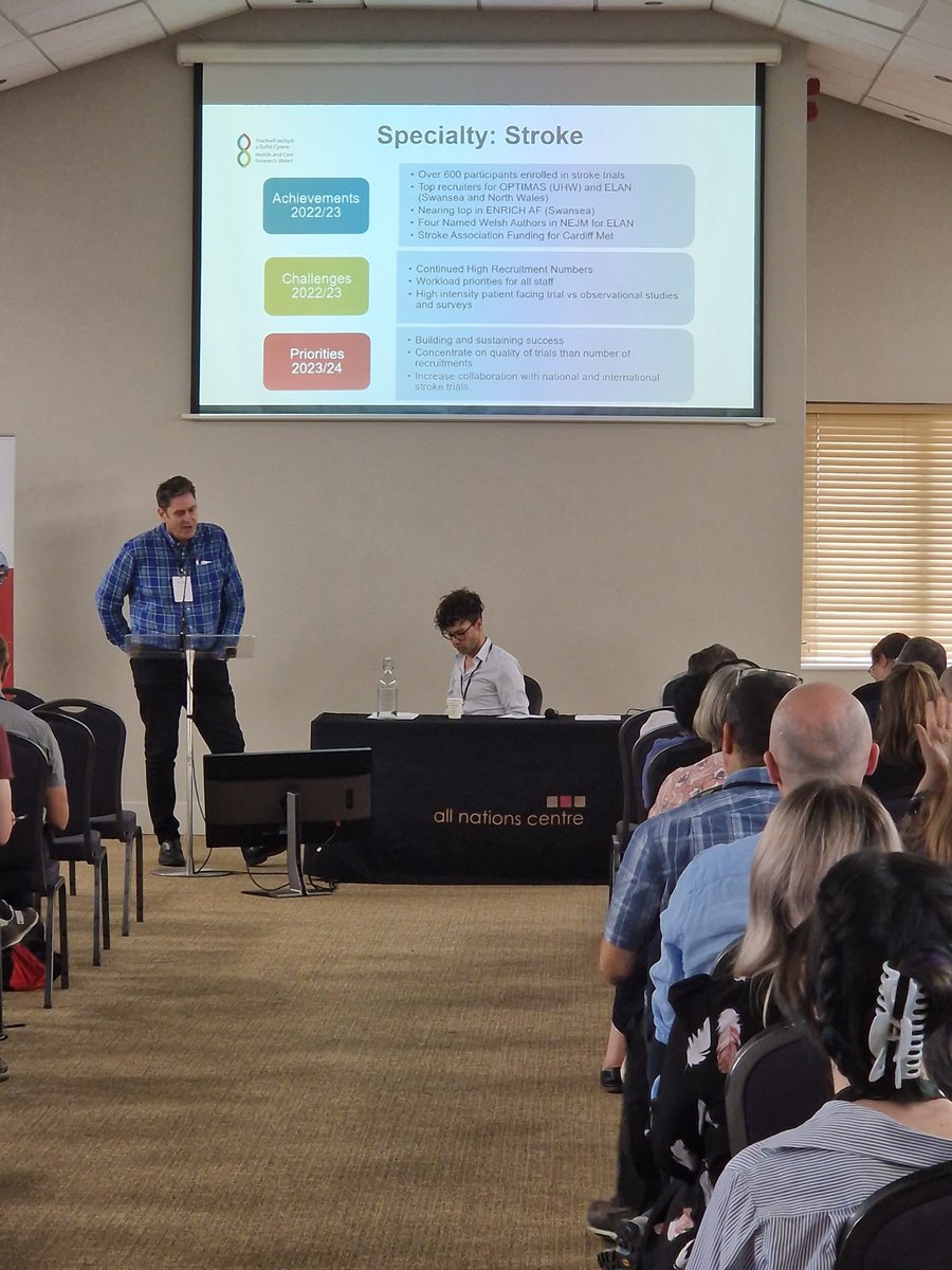 Lot fawr o ymchwil stroc yng Nghymru
Update on stroke research in Wales
#welshstrokeconf23