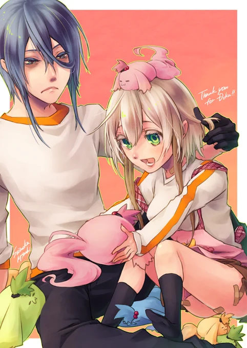 Skebやってるのでよろしくお願いしますー!お気軽に～～～～。絵は今までコミッションで描いた事ある奴  #Skeb #Commission より
