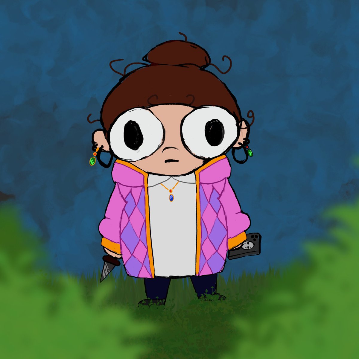 I made a goobersona, and then put that goober into a howl cosplay. 
#goobersona #digitalart #DigitalArtist #HowlsMovingCastle