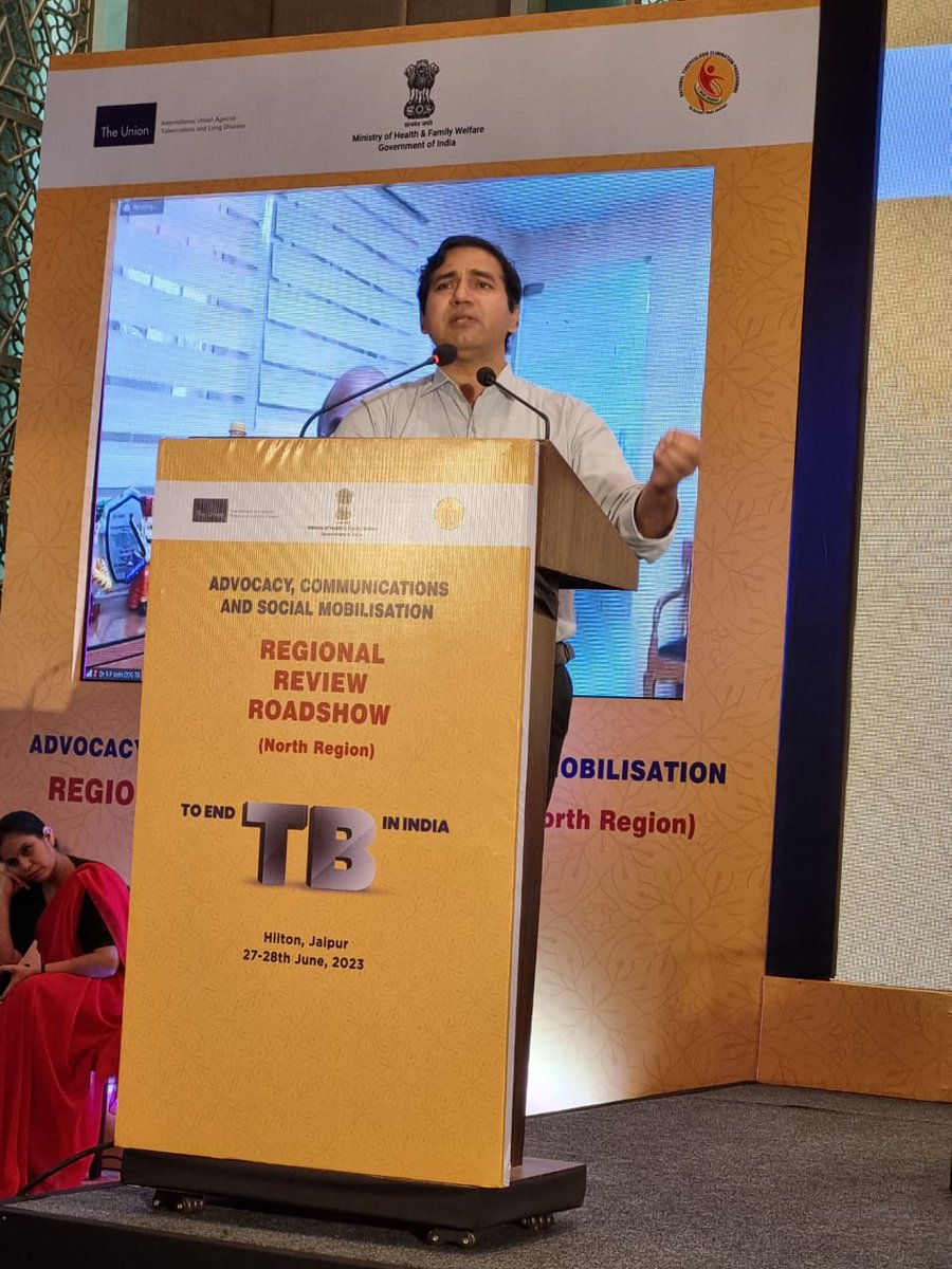 nhm_rajasthan's tweet image. #ToEnd #TB in India 
एडवोकेसी कम्युनिकेशन एवं सोशल मोबिलाईलेशन पर आयोजित क्षेत्रीय कार्यशाला में 
MD #NHM @Jksoniias ने कहा कि टीबी मुक्त ग्राम पंचायत अभियान की नींव 1 वर्ष पूर्व रखी गई और विशेष जागरूकता गतिविधियों का परिणाम है कि 29 ग्राम पंचायतें टीबी मुक्त घोषित की जा चुकी है।