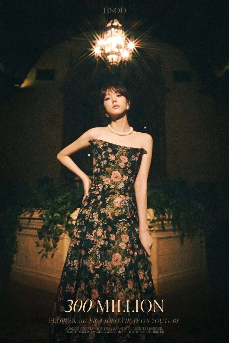 hansooyaaa0103's tweet photo. #JISOO '꽃(FLOWER)' M/V ĐẠT 300 TRIỆU LƯỢT XEM YOUTUBE .
BLINKs trên toàn thế giới, cảm ơn các bạn rất nhiều!
FLOWER BY JISOO 300M
#Flower300MonYT
#지수 #BLACKPINK #블랙핑크 #꽃 #FLOWER #TeamVN https://t.co/ktmsU8lsgx