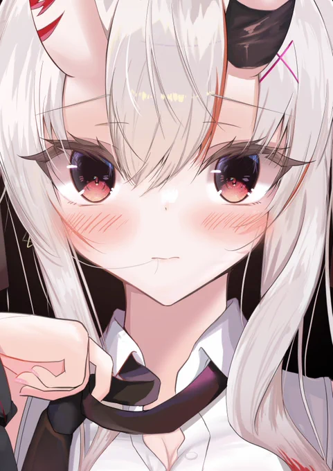 #ほっぺの斜線は可愛い 斜線可愛い分かる