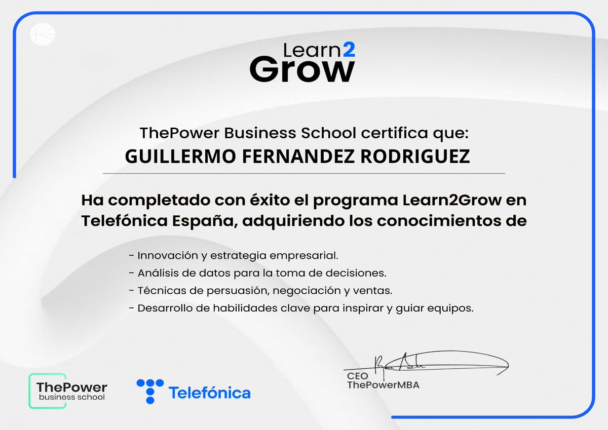 guillerjack_'s tweet photo. #learn2grow
@ThePowerMBA
@Telefonica https://t.co/QZU6aOvxYq