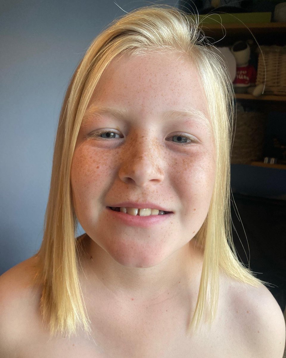 LucySpiring's tweet photo. Reuben is chopping his hair off to comply with high school hair policy….. he started growing it 3 years ago before the trends of @JackGrealish &amp; @ErlingHaaland 😣 He’s donating his hair and taking sponsors for @dontjustsayit_ Little Princess Trust. Please donate anything u can💛 https://t.co/CPKlD5T0Zj