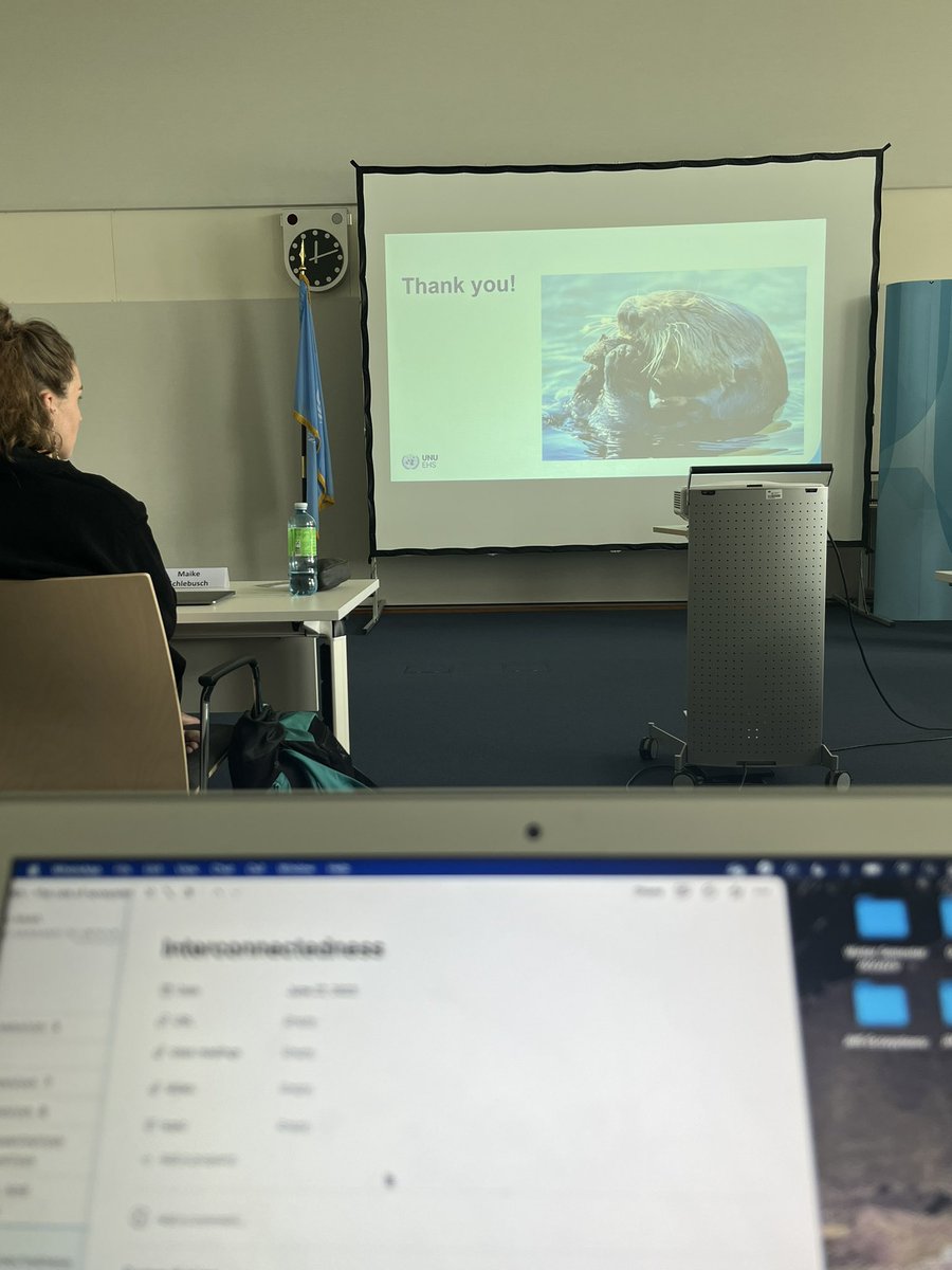 End of  the presentation like this🦦🥹