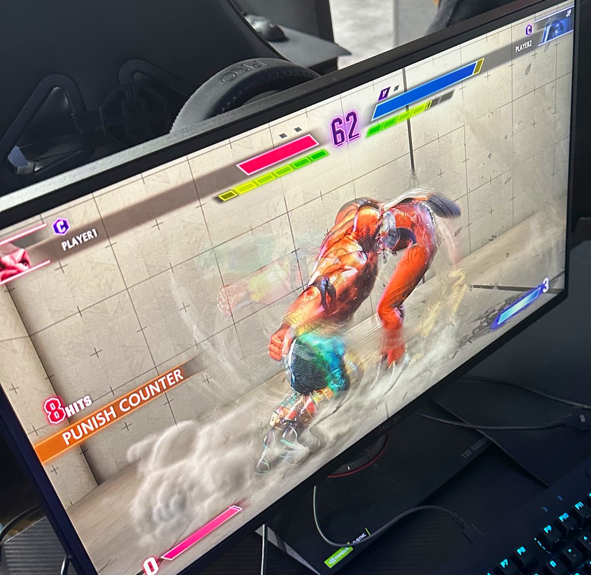 RYUSEI_CARL's tweet image. 今日もFAV対戦会でガッツリ練習！！！

板橋さんにグルグルされて何とも言えない表情のネモさん置いておきます
#Sofmap
#esAKIBA