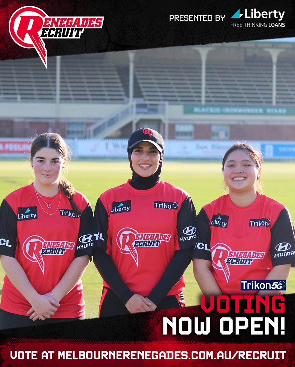 🚨 Spoiler alert 🚨

Our Final 3 for Female Renegades Recruit 2023 have been revealed!

Voting is now OPEN 📩

Cast your vote for Eve, Grace or Maryam here ⏩ rngd.es/RRvote