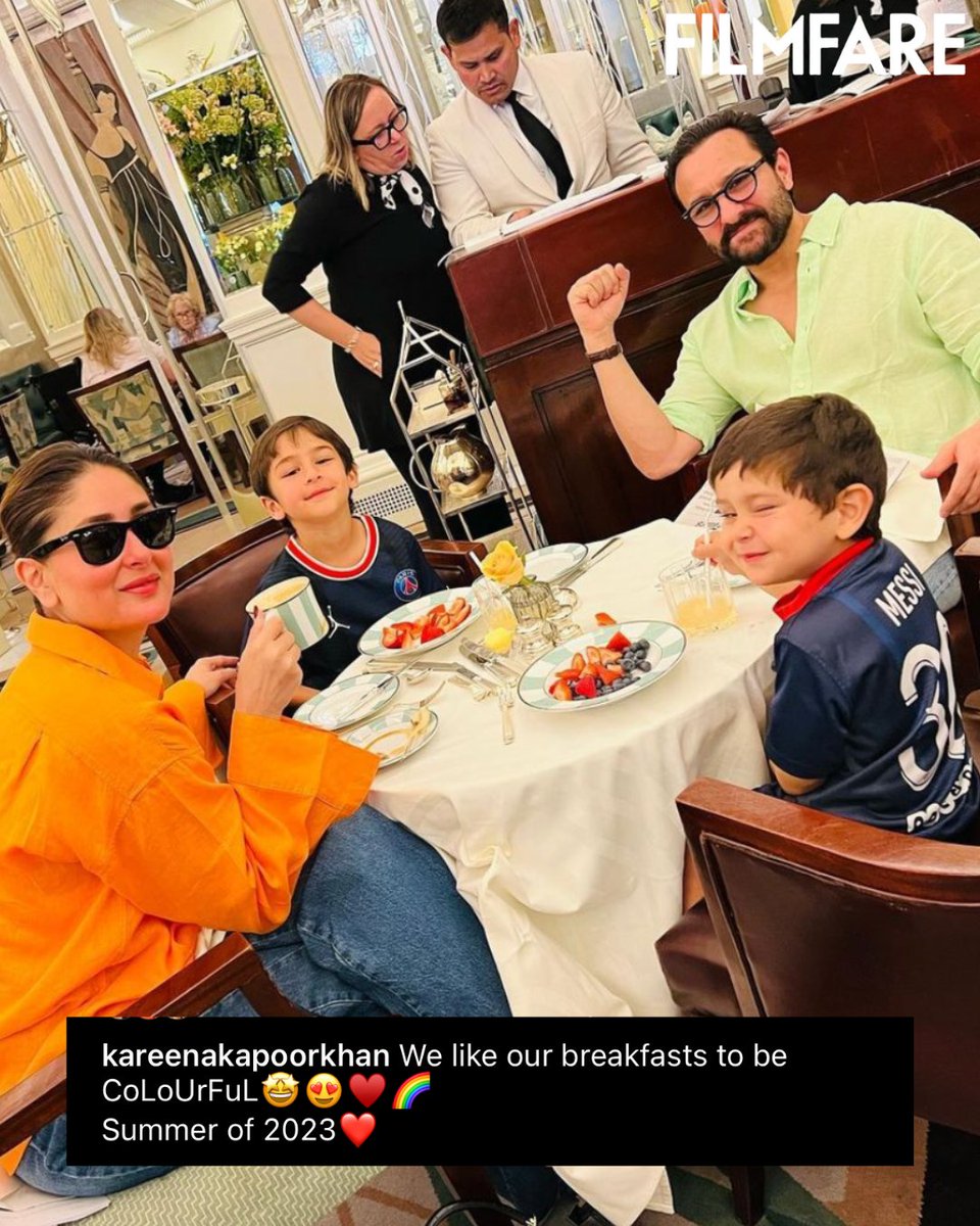 Picture perfect! 📸

#KareenaKapoorKhan posts a sweet family photo. 💗