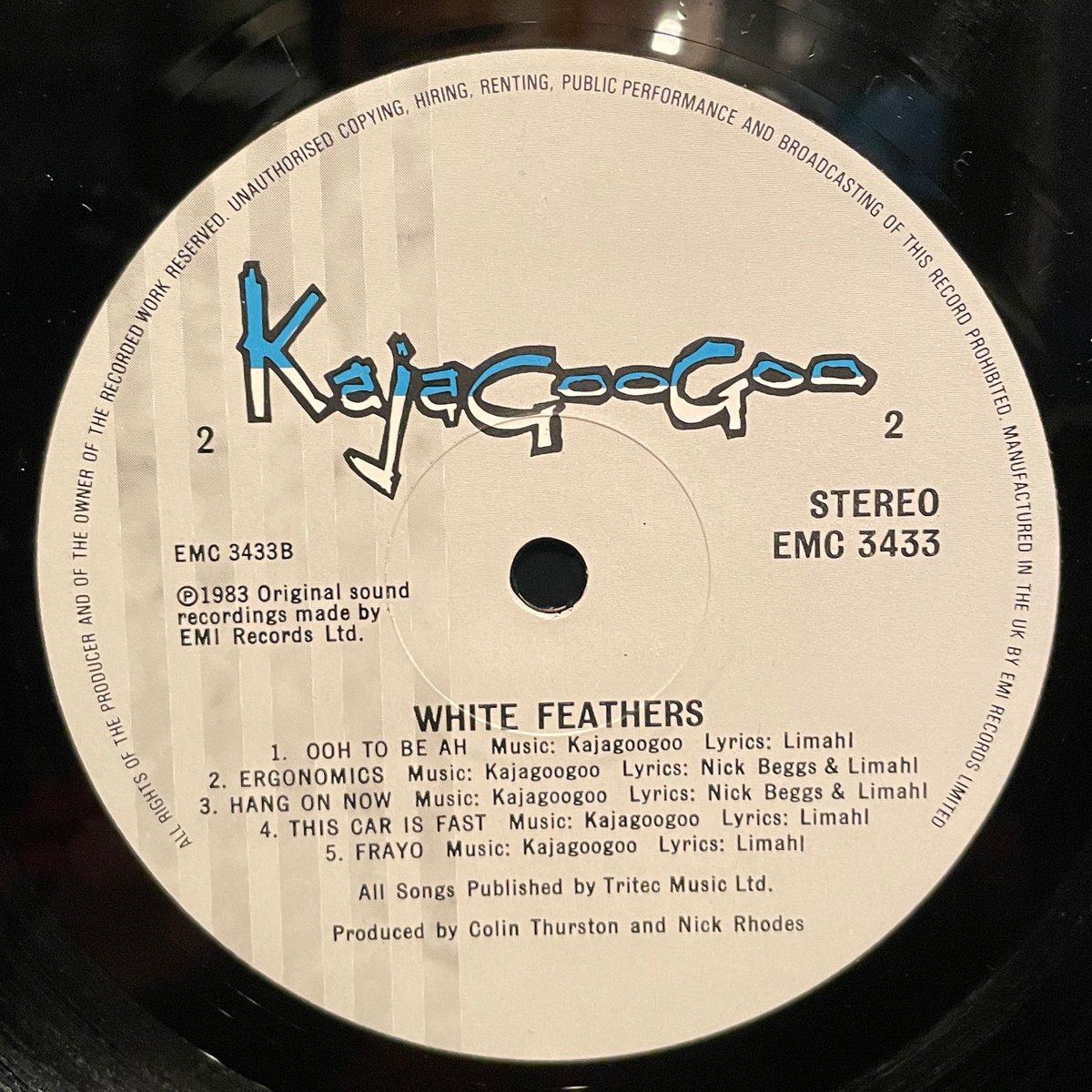 ほなLPいこか
KAJAGOOGOO / WHITE FEATHERS [’83 EMI --- EMC 3433]
#kajagoogoo #whiteFeathers #frayo #limahl #nickBeggs #SteveAskew #StuartCroxfordNeale #JezStrode #ColinThurston #NickRhodes #vinylbar #musicbar #レコードバー #mhc27062023
youtube.com/watch?v=84PHjE…