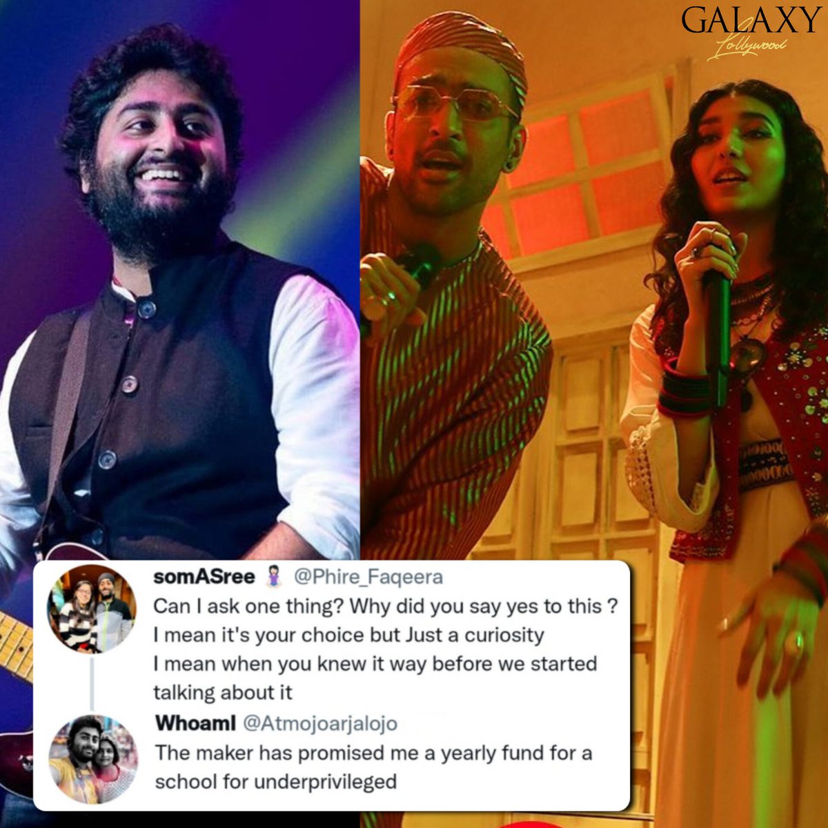 Arijit Singh responds to a tweet, questioning his reasons behind saying yes to the 'Pasoori' remake. #ArijitSingh #AliSethi #ShaeGill #Pasoori #PasooriNu