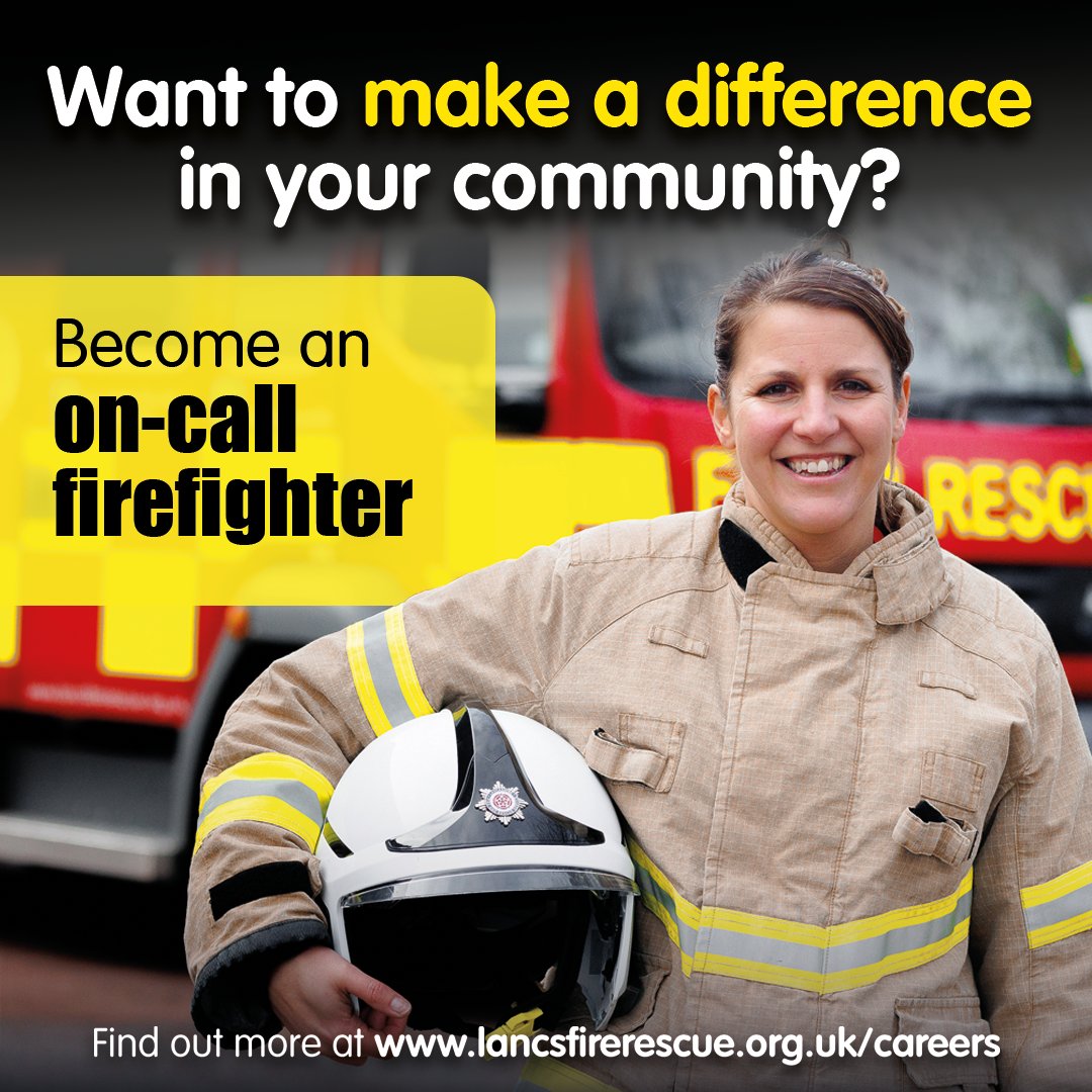 Are you interested in becoming an on-call firefighter in #Carnforth?

We’re recruiting now! Speak to the team this drill night, Tuesday 19:00-21:00.

jobs.lancsfirerescue.org.uk/vacancy/157118