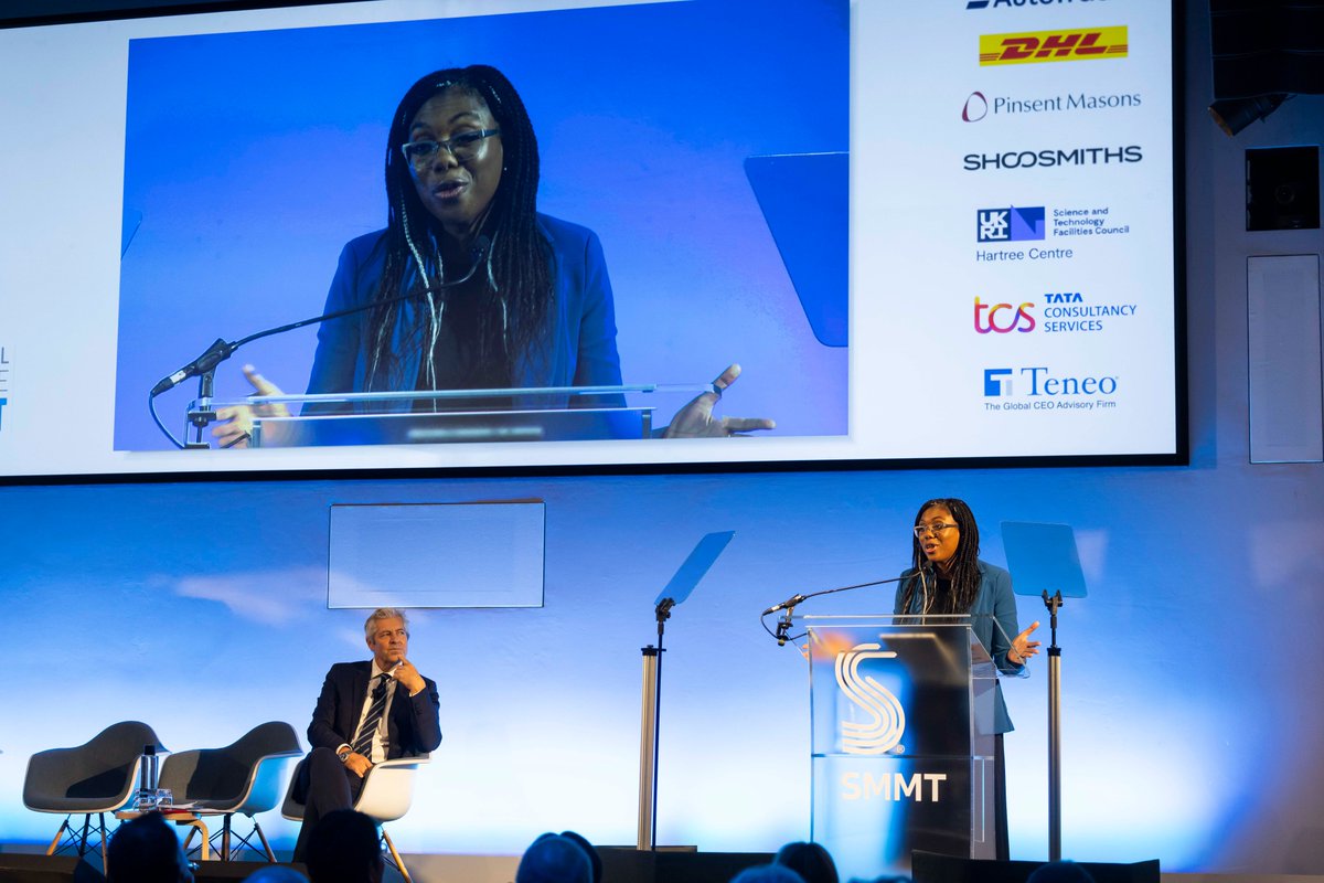 'A successful UK economy relies on a successful auto industry. So we want to do everything we can to support you & help you thrive. We can't have economic growth without the auto sector. We can't have levelling up without the auto sector' @KemiBadenoch #SMMTSummit