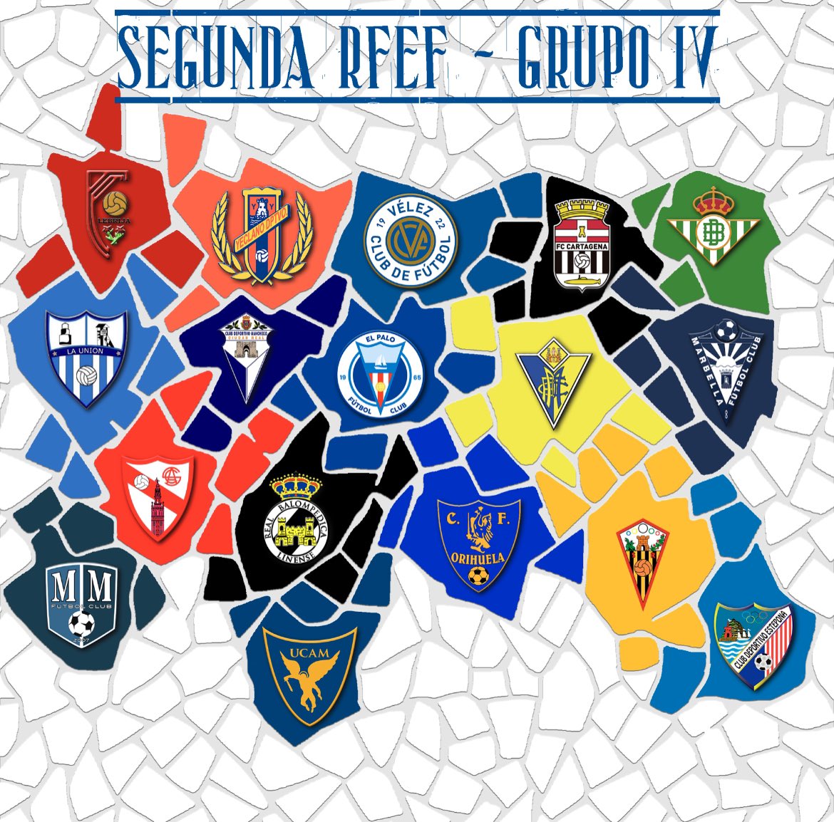 ¡Ya tenemos grupo para esta temporada en Segunda RFEF! 🤩

¡Estaremos encuadrados en el Grupo IV, y estos son los equipos que nos acompañarán! 💪🏻

#𝗨́𝗻𝗲𝘁𝗲𝗔𝗡𝘂𝗲𝘀𝘁𝗿𝗮𝗜𝗹𝘂𝘀𝗶𝗼́𝗻💙🤍
