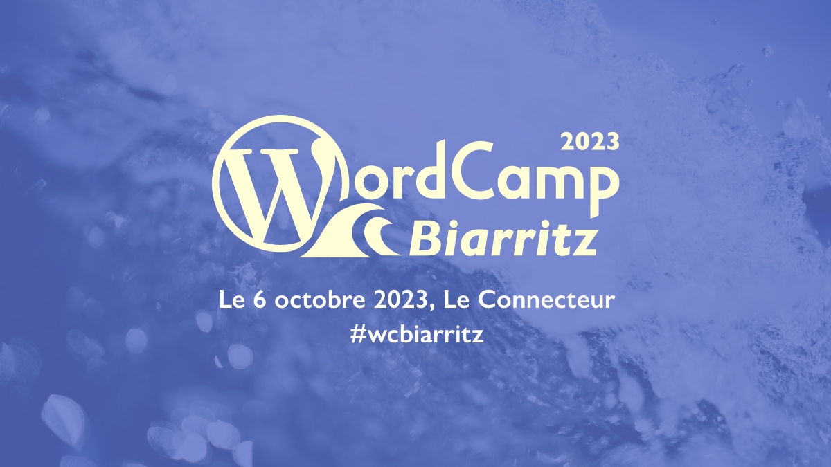 WordCamp Biarritz tweet media