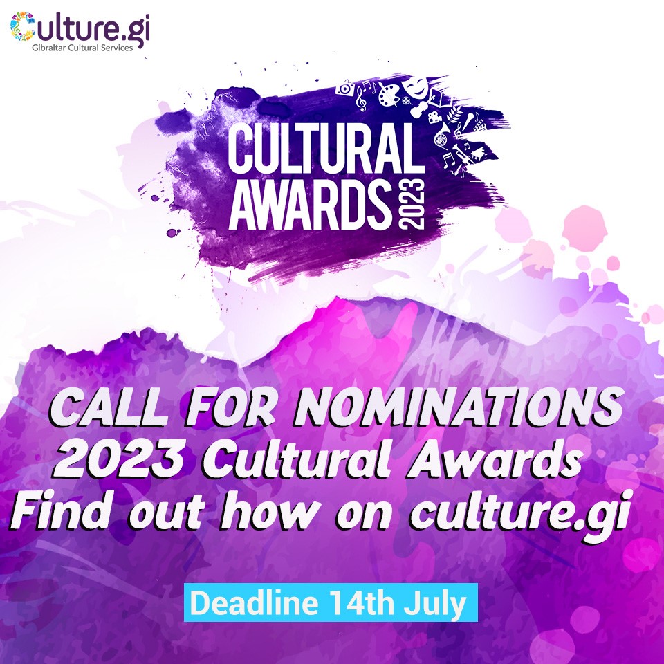 Cultural Awards 2023 Call for Nominations - deadline Friday 14th July.