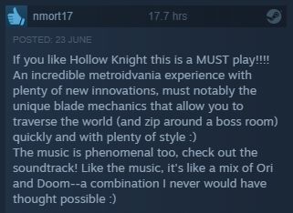 DOOMBLADEgame's tweet image. It warms our hearts to read these praising reviews on Steam! Super glad to see you, the players, are enjoying #DOOMBLADE on #Steam 🥰🔥🌟This is what keeps us going!
#indiedev #metroidvania