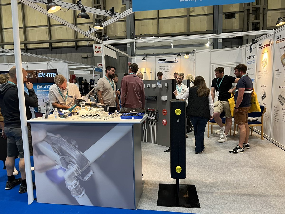 We’re here at #InstallerSHOW2023 and the event is already in full swing! 

Stop by our stand B152 to meet the team and learn more about #mlcp #underfloorheating #pumpstations #preinsulatedpipes