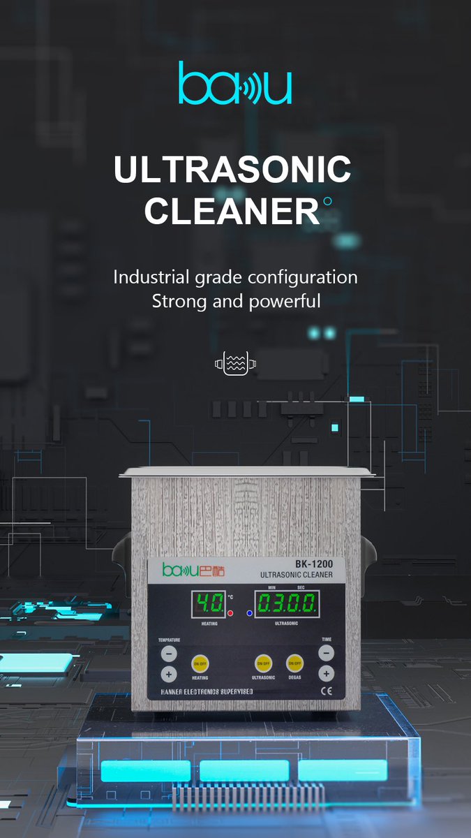 bakutool2003's tweet image. &quot;Discover the ultimate cleaning solution with the Home Ultrasonic Cleaner! Restore the sparkle of your glasses, jewelry, and watches. Its1.6L capacity offers convenience in storage and usage! #UltrasonicCleaner #SparklingResults #ConvenientCleaning&quot;