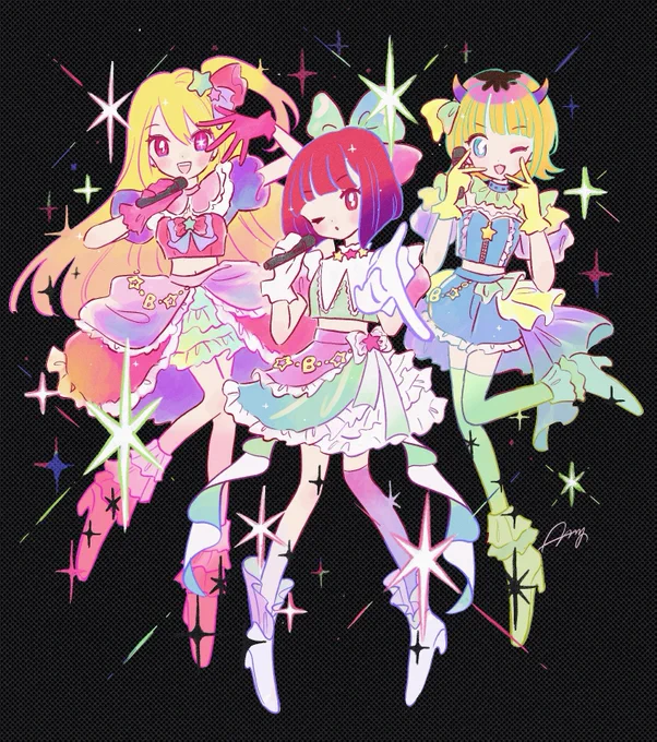 #推しの子 より 新生B小町!アニメ最終回たのしみです