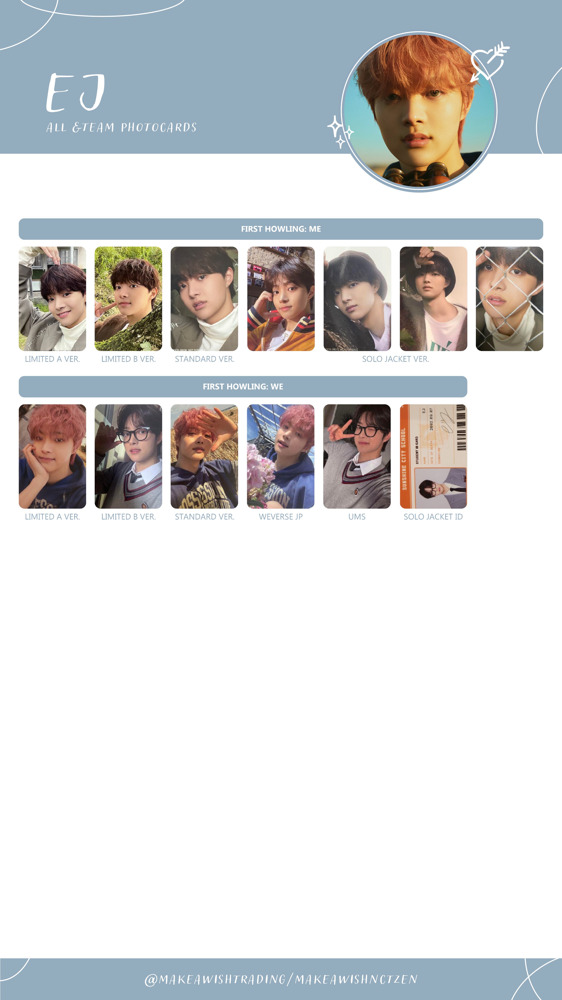 &TEAM Japan 1st EP [First Howling : ME] (CD+Photocrad) FUMA