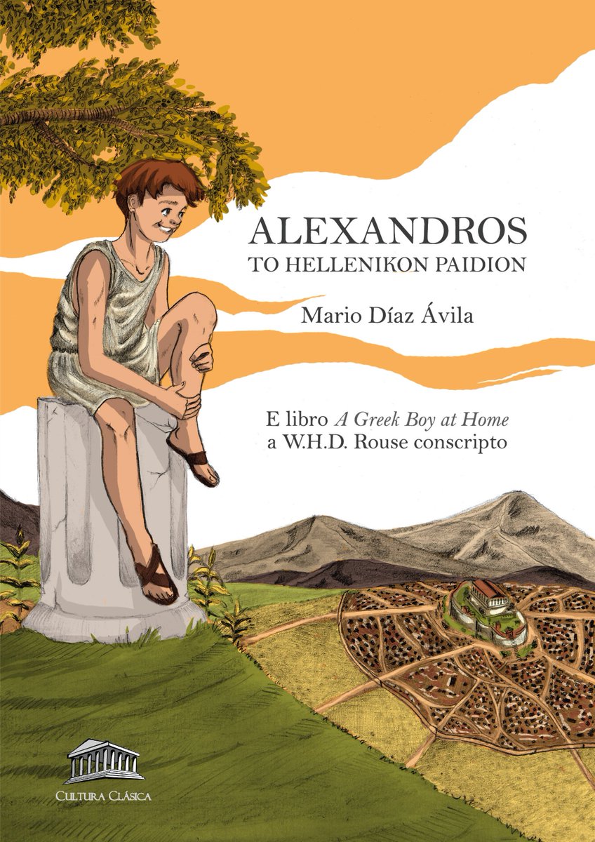 CulturaClasicaE's tweet photo. Ya está a la venta nuestro renovado #Aléxandros #Αλέξνανδρος, con nuevo ISBN. 
La 3ª edición de nuestro manual de #Griego antiguo, corregida y aumentada y a todo color, incluye un completo apéndice gramatical y un léxico ilustrado griego-griego.
Más info: https://t.co/pZlvyHur7D https://t.co/POzvFrSfI8