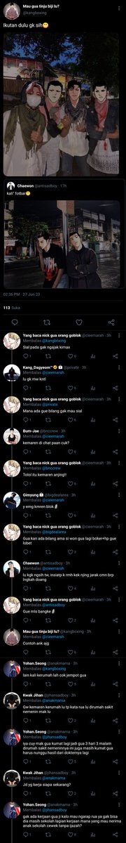 seok_ajah's tweet photo. AU #lookism
Tema
"Fotbar"
#LookismAU #faketweet⚠️ #fakefoto⚠️ #berudaklookism #fypシ #bantulikedanfollowdongkak🥹 https://t.co/sh6silThLa