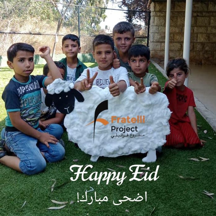 Happy Eid from our children at Fratelli Association
#happyei