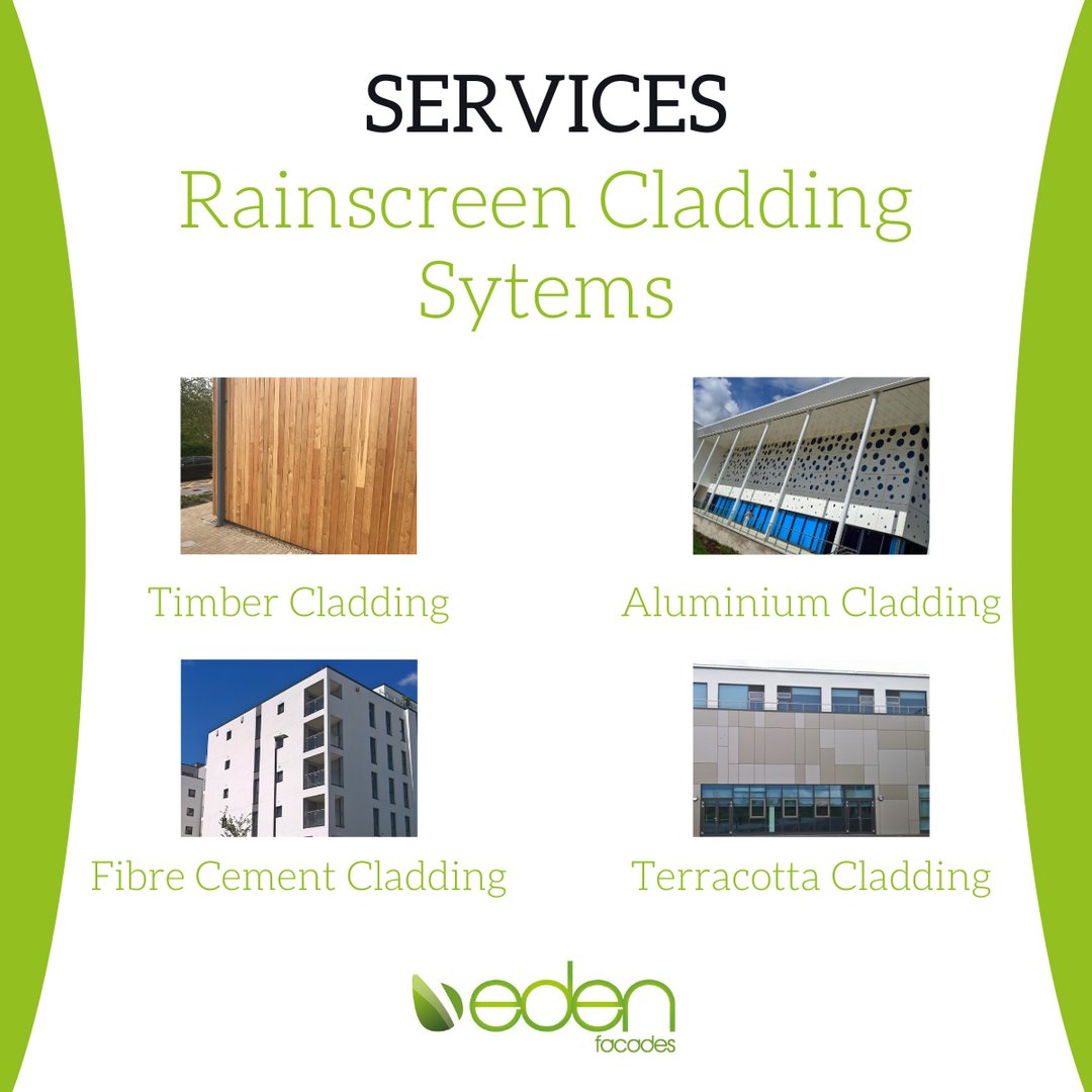 EdenFacades's tweet image. #Rainscreencladding systems are being used more and more on prestigious new build and refurbishment projects.

At Eden Facades, we are able to provide rainscreen #cladding systems ranging from terracotta tiles to metal &amp;amp; fibre cement cladding &amp;amp; more...

edenfacades.co.uk/rainscreen-cla…