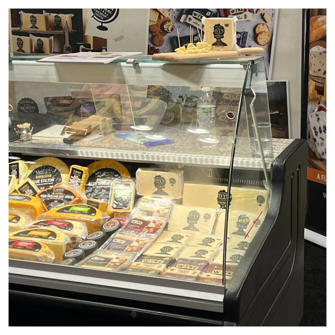 Our team are excited to be at the #SummerFancyFoodShow at the @javitscenter in New York City today where they are busy showcasing Ivy’s Reserve - the world’s first #CarbonNeutral cheddar & new, gently churned Ivy’s Reserve salted farmhouse butter 🧀 🧈  

@Specialty_Food #NYC