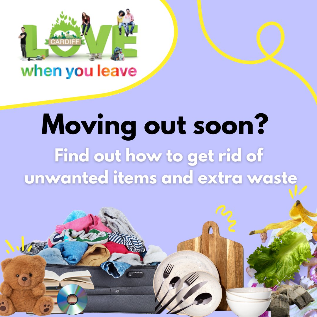 Moving out soon? There are still lots of ways to get rid of items the right way. Visit ow.ly/2X3S50OXOHl to find out how. 

#LoveWhenYouLeave