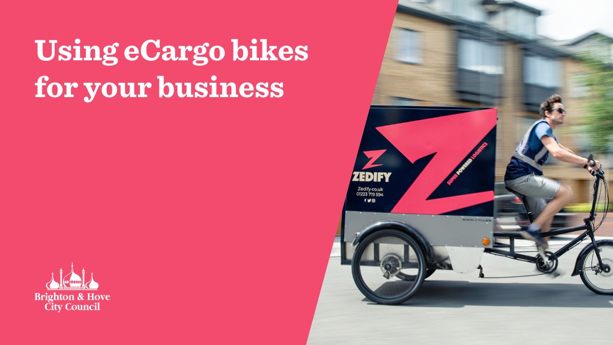 Did you know your business could receive a subsidy of up to £400 for using an eCargo bike delivery service?
🚲🚲🚲

Find out more about eCargo bikes and our eCargo bike accelerator project 👉 ow.ly/XlMM50OJQBL