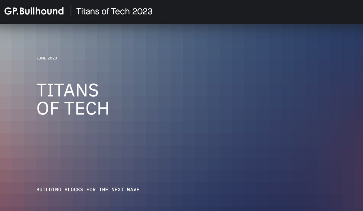 YourStory_PR's tweet image. This recently released @GPBullhound #TitansOfTech report explores the technologies, business models, and companies that will build on Europe’s track record of value creation, now and into the future. 

Read the report in full here: bit.ly/42RQ0wd 

#Tech #TechNews