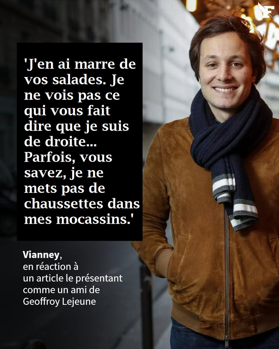 on l'aurait même vu déboutonner le col de son polo...

#Vianney #GeoffroyLejeune